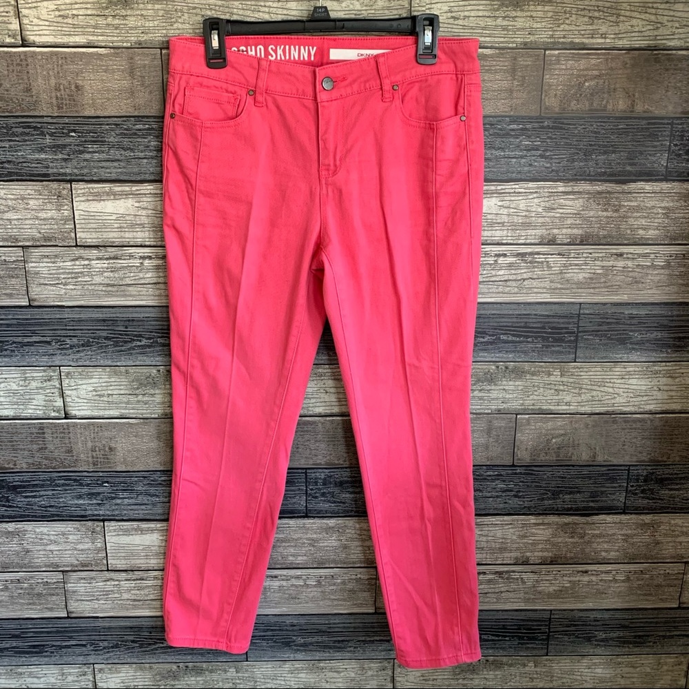 DKNY Soho Skinny Jeans Pink Size 8